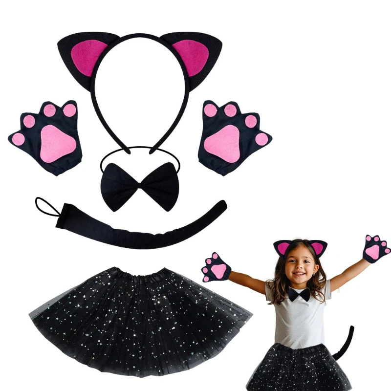 

Versatile Halloween Accessories Children's Performance Headbands Animal Hairbands Dance Party Accessories Party Headwear Sets