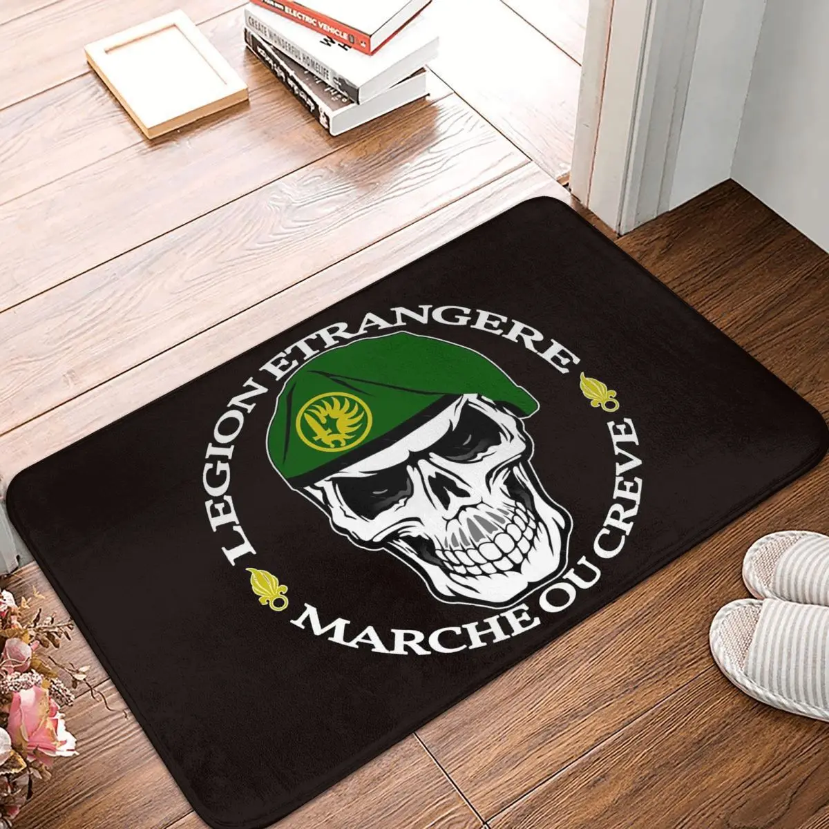 Legion Etrangere Foreign Legion France Military Doormat Kitchen Entrance Home Floor Mat Non-slip Carpet Rug for Bathroom Footpad
