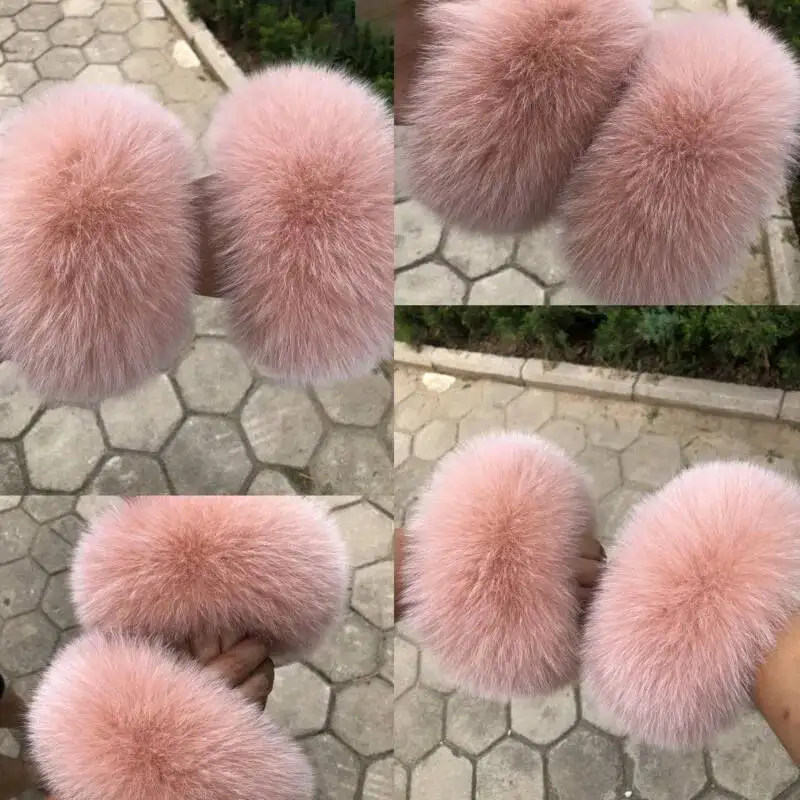 진짜 여우털 커프스 여성용 털 팔찌 슬리브 겨울용 따뜻한 털 커프스 여성용 진짜 여우털 팔 커프스