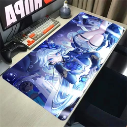 Genshin Impact Furina Focalors Mousepad Large Gaming Mouse Pad XL LockEdge Thickened Computer Keyboard Table Desk Mat Big Carpet