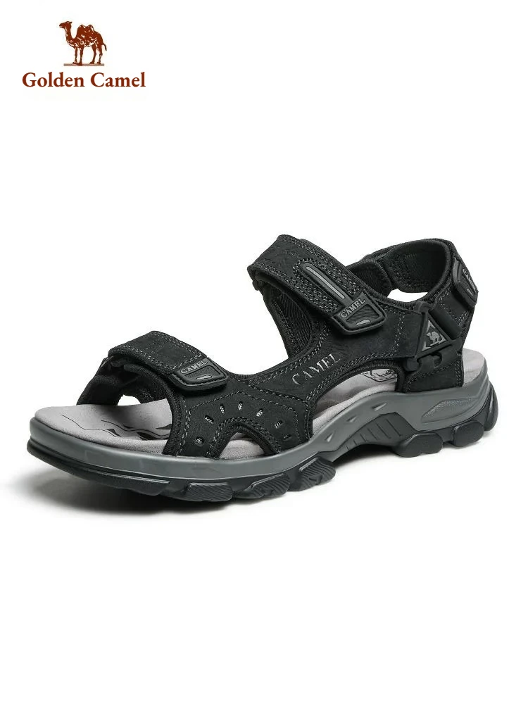 Golden Camel Men's Sandals Summer Outdoor Water Beach Shoes Breathable Hiking Sandals Camping Fishing Climbing Casual Sneakers