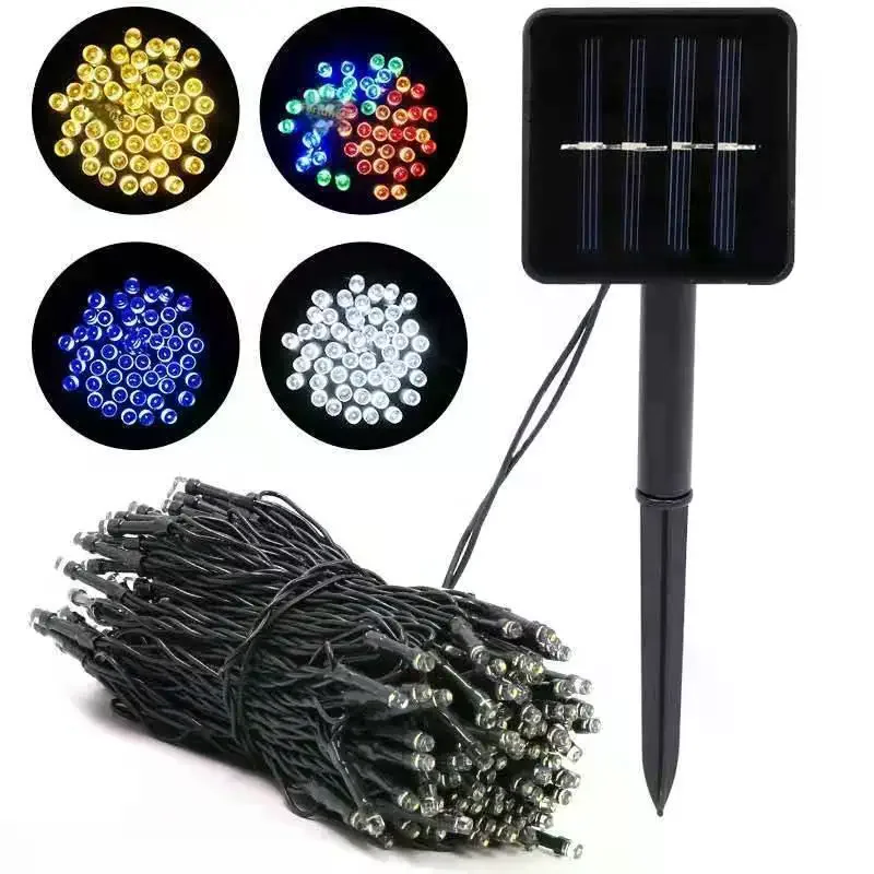 

12M LED Solar 100 LED Christmas Lights Outdoor Waterproof For Party Fairy Garden Xmas Tree Decoration Solar Lights