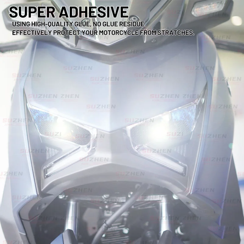 Motorcycle Headlight Protection Stickers For Yamaha XMAX 300 2023 2024 Waterproof Headlamp Decals Accessories For X-Max XMax300