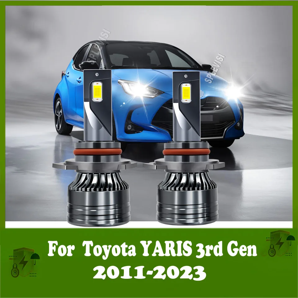 Led Car Headlight Bulbs 180W 9012 Hir2 For TOYOTA YARIS 3rd Gen 2011 2012 2013 2014 2015 2016 2017 2018 2019 2020 2021 2022 2023