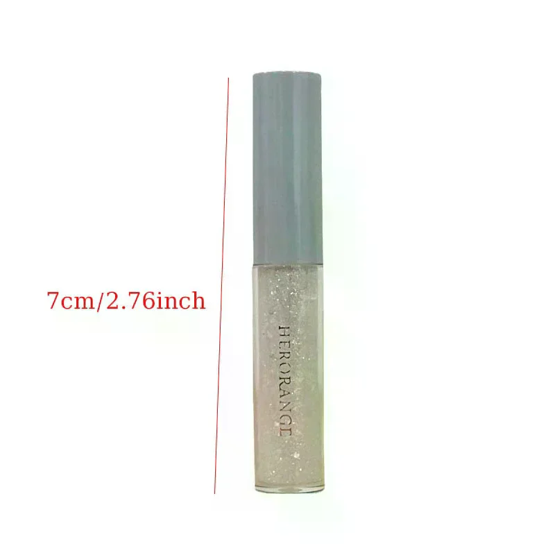 HERORANGE Illuminante Liquido Glitterato, Ombretto e Eyeliner, Resistente all'Acqua, Brillante e Luminoso, Matita per Occhi Effetto Seta, Strumento di Bellezza