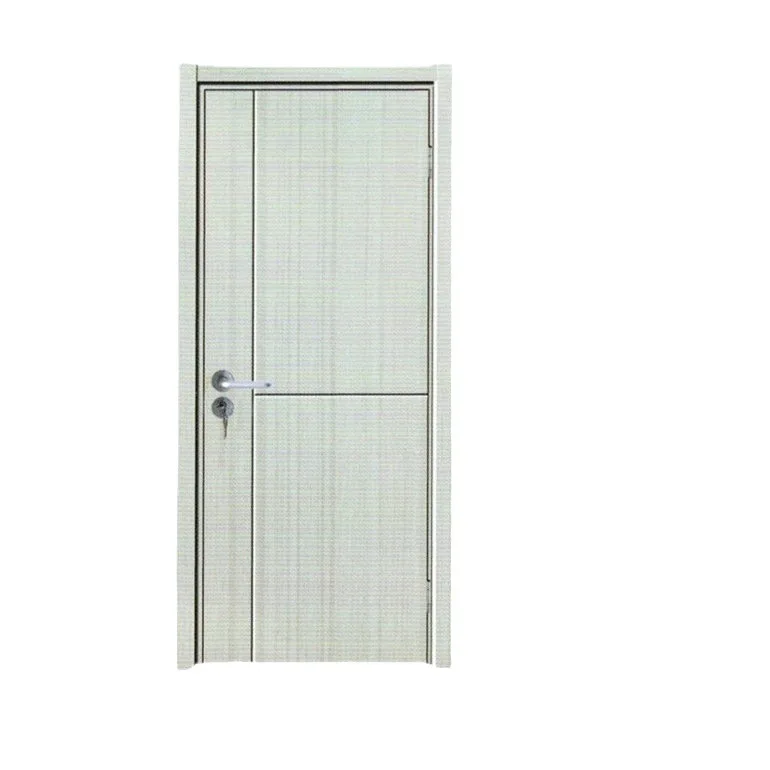 Composite solid wood door paint-free baking paint ecological set bedroom door engineering school wooden door pure log customizat