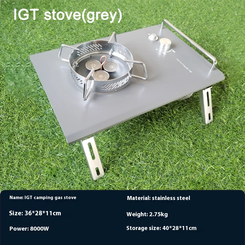 Lohascamping Opvouwbare Camping IGT Tafel Lichtgewicht Rugzak Roltafel Multifunctionele Verstelbare Pooten Bureaublad Brander BBQ Tafel
