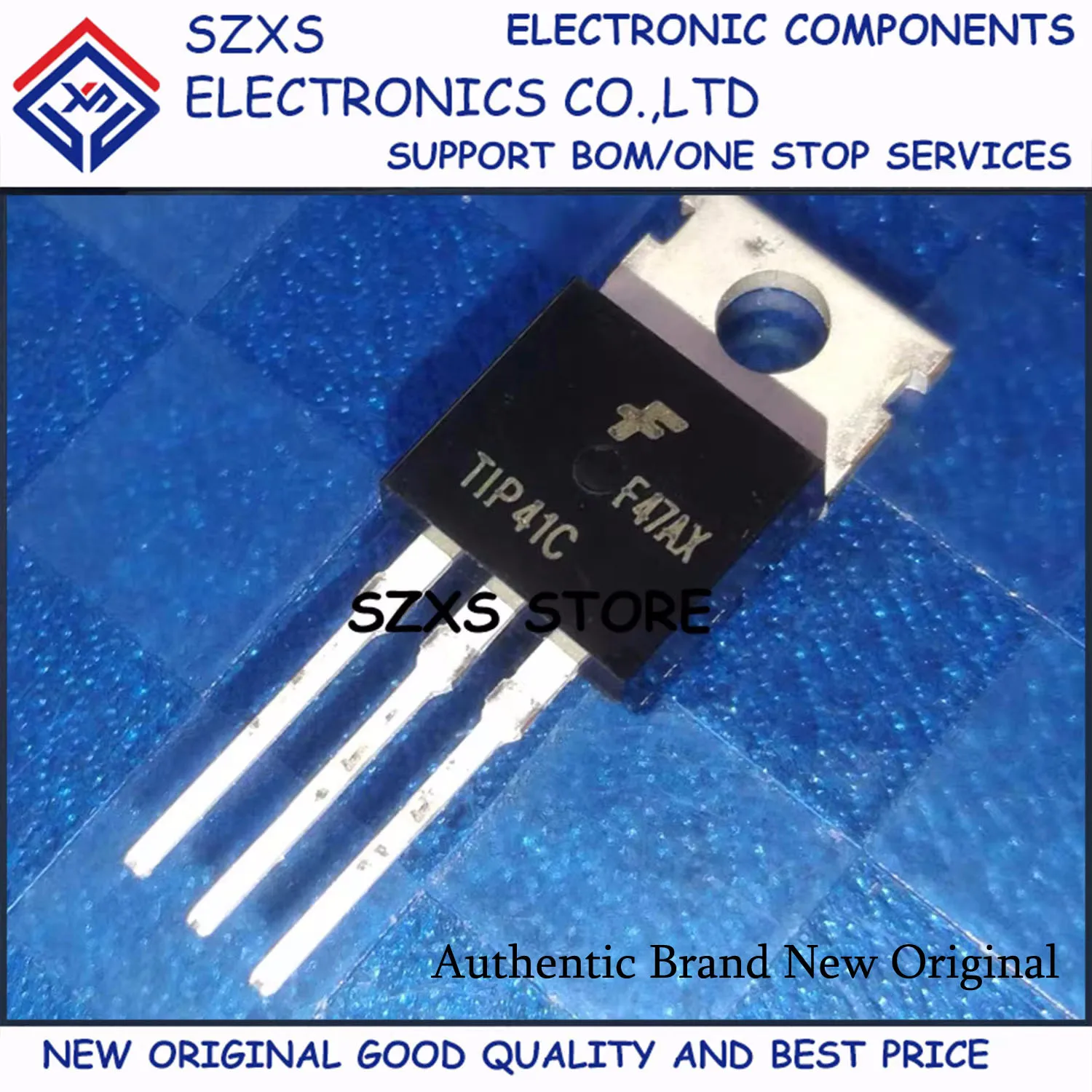 New Original 10Pairs TIP41C TIP41CTU + TIP42C TIP42CTU TO-220 Powerful Transistor In Stock Electronic Components Good Quality