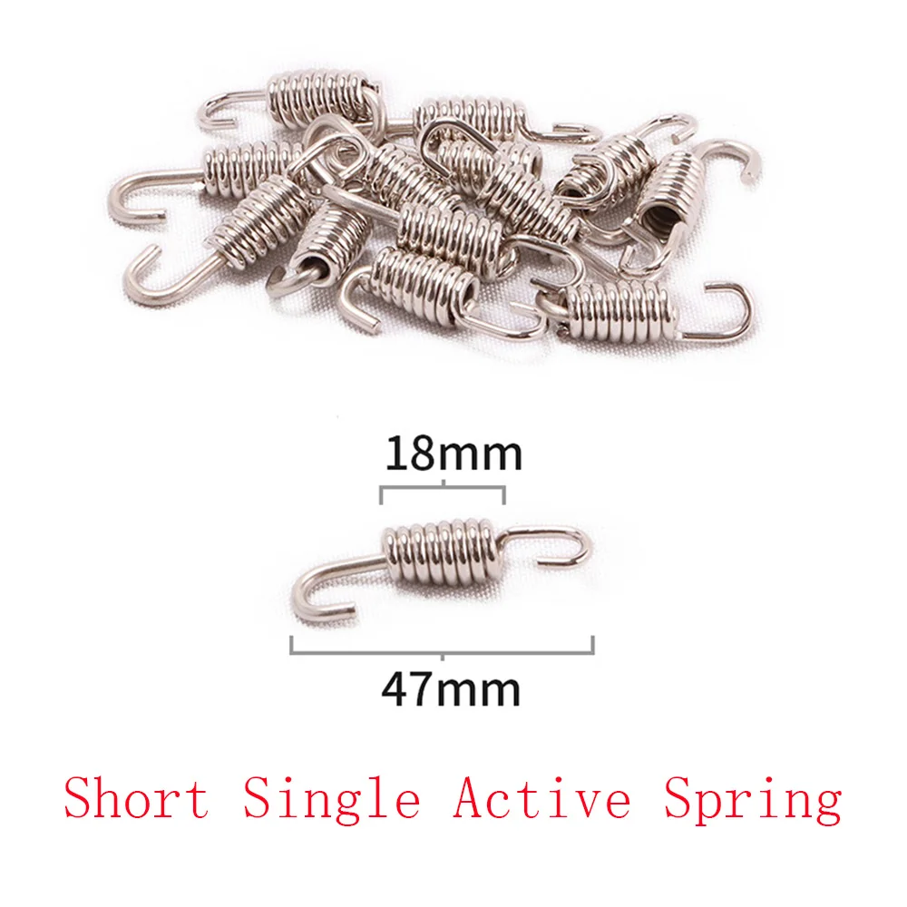 Motorcycle Exhaust Spring Pipe Motorcycle Exhaust Pipe Muffler Stainless Steel Spring Hooks Spring Retractor for Akrapovic