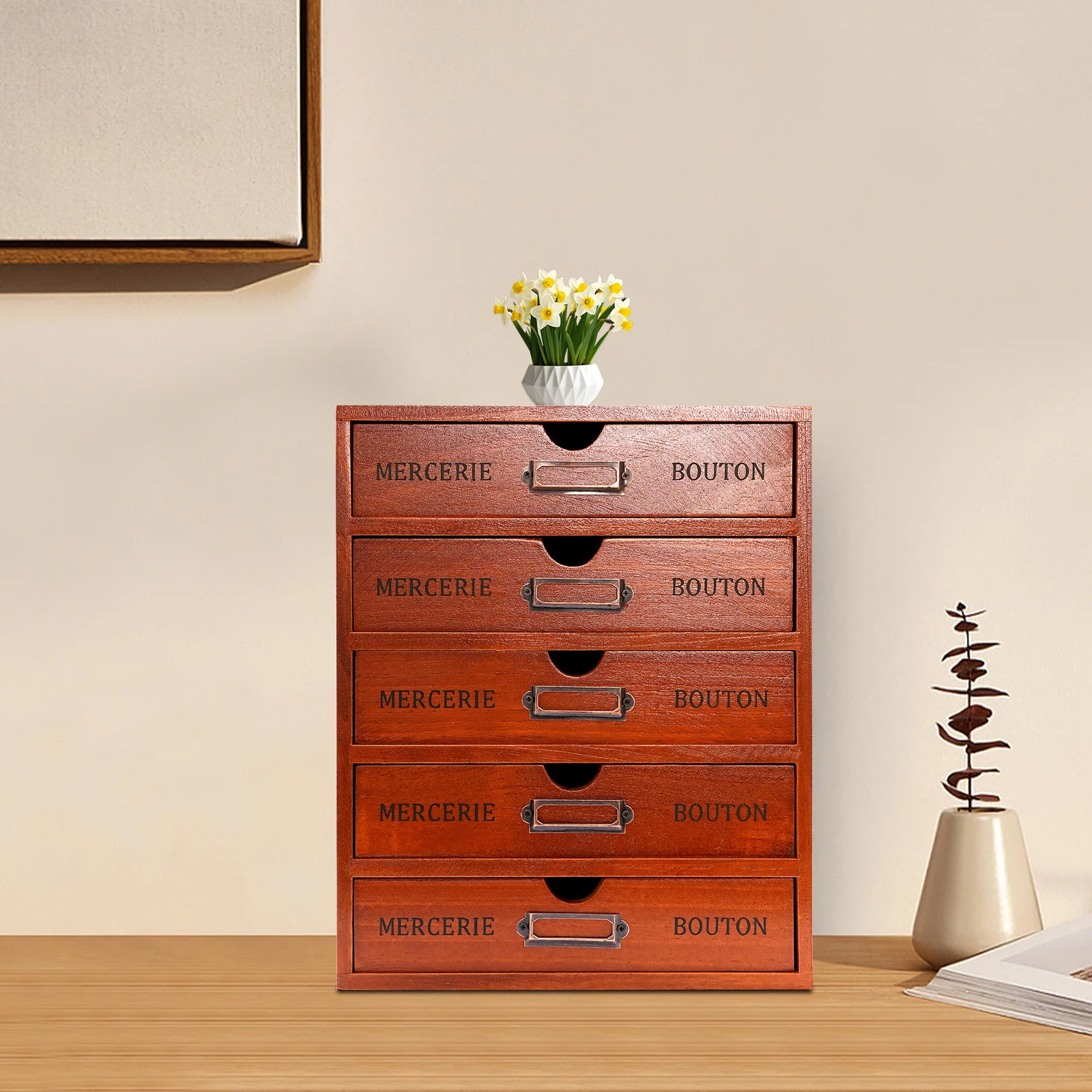 

1 комплект, настольный органайзер из соснового дерева, гладкий ящик, высокая несущая способность, прочный домашний рабочий пространство для канцелярских документов