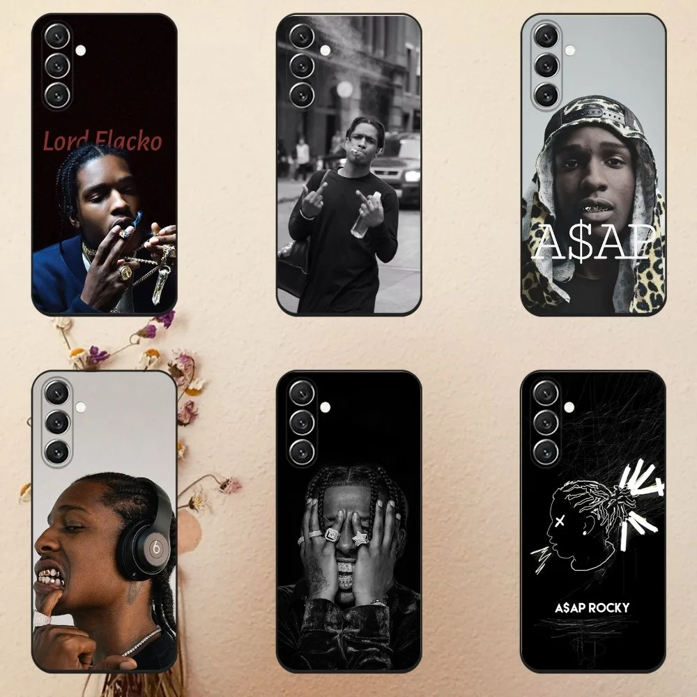 ASAP-Rocky-S Rapper  Phone Case For Samsung Galaxy A13,A21s,A22,A31,A32,A52,A53,A71,A80,A91 Soft Black Cover