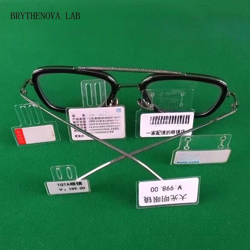 Glasses Label Set Barcode QR Code Soft Rubber Tag Price Paper Tag Mirror Leg Frame Leg Price Sticker Set Multiple Specifications