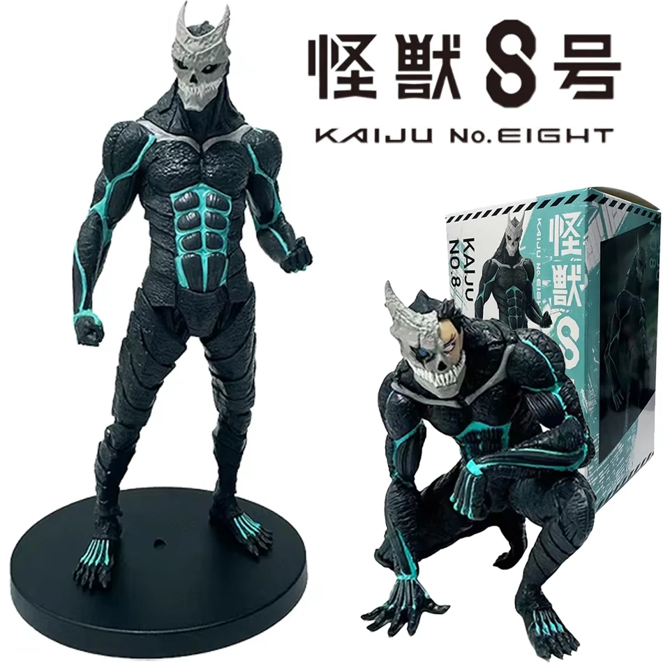 Auf Lager 1-4 Stück Amine Kaiju No. 8 Figuren Kafka Hibino Mina Ashiro Skelett Kreative PVC-Modell-Spielzeuge Kinder-Actionstatue Puppe Geschenke