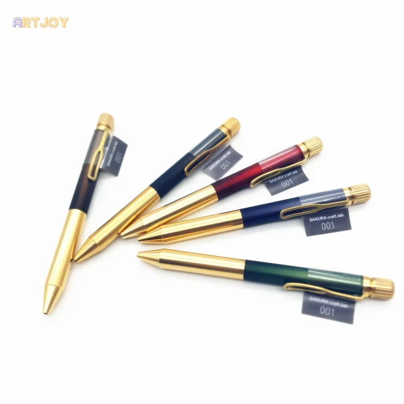 SAKURA Craft Lab Retro Copper & Aluminum Metal gel Pen 001