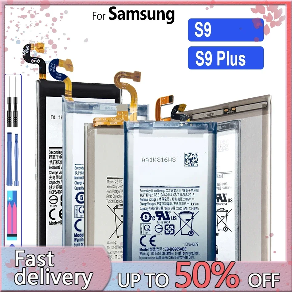 

EB-BG960ABE EB-BG965ABE Battery For Samsung Galaxy S9 G9600 SM-G960F S9Plus S9 Plus G9650 S9+ G965F High Quality Batteries