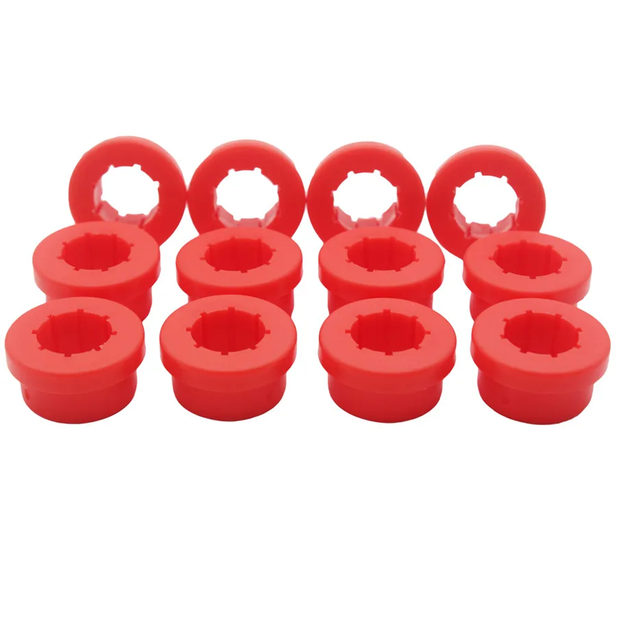 

12pcs/lot Replacement Lower Control Arm Rear Camber Red Bushings For CIVIC
