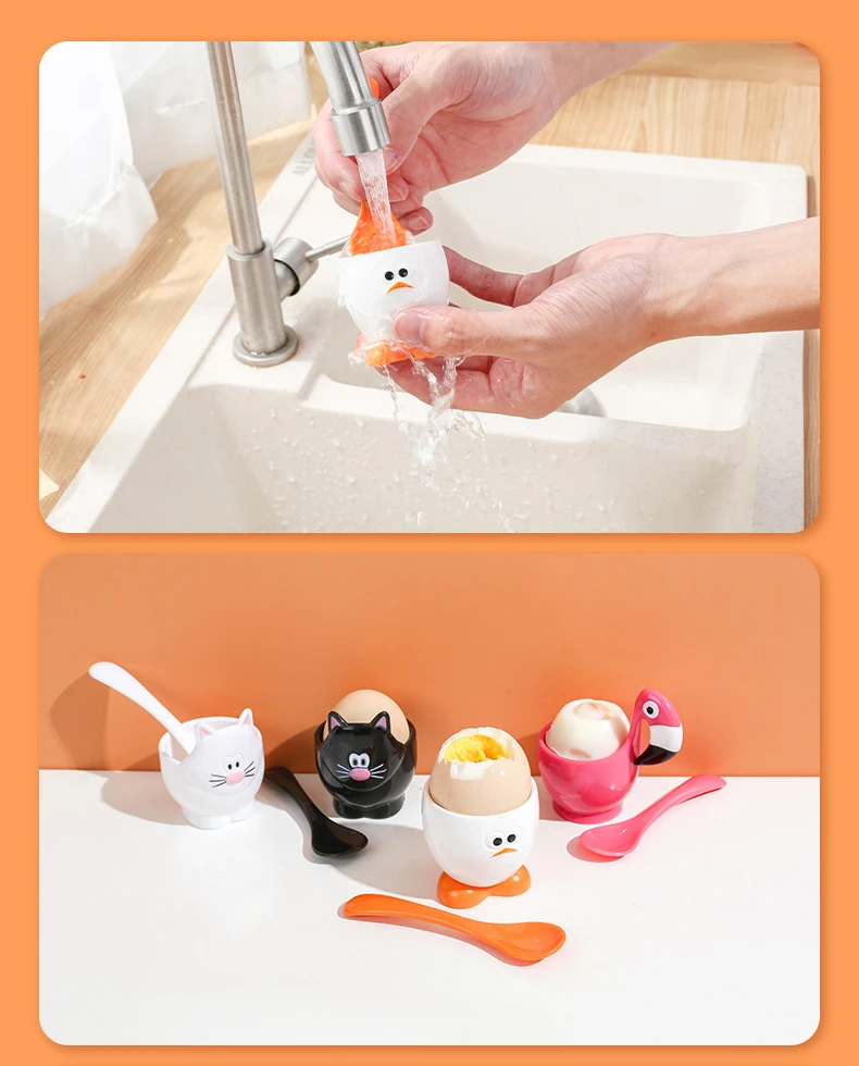 Joie 30202 Presse-Œufs Plastique Orange - Outil Pratique Pour Salades Et Décorations Culinaire