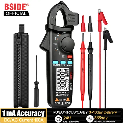 Digital Clamp Meter 1mA True RMS BSIDE