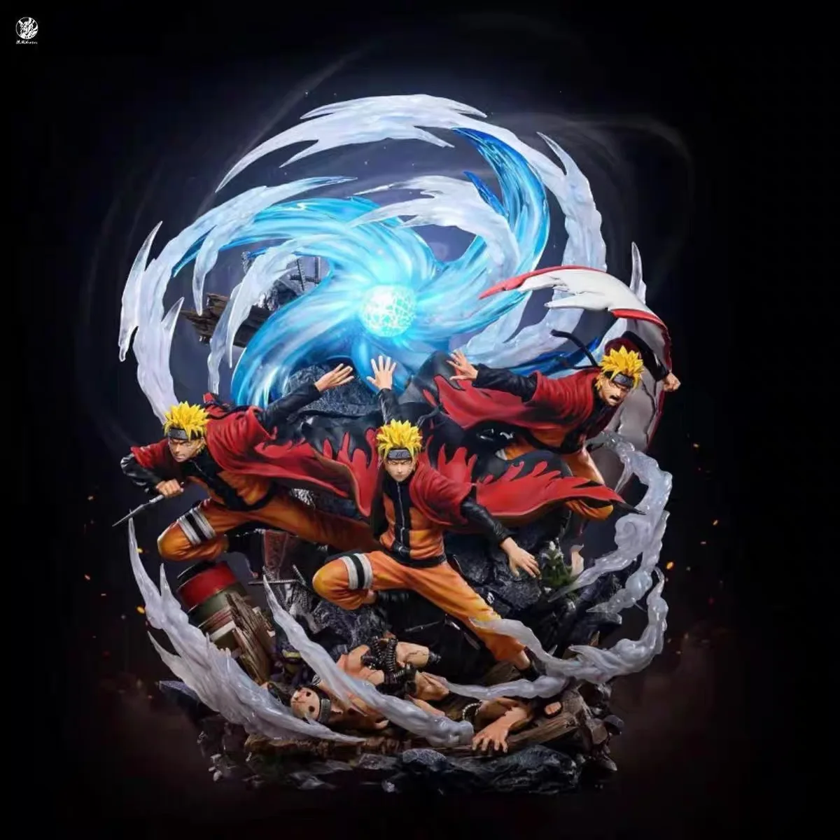 30 センチメートルナルトフィギュアうずまきナルトアニメフィギュア発光ナルトモデル Pvc アクション玩具像人形大人の少年コレクション人形ギフト