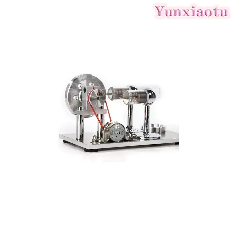 Stirling Engine Generator, External Combustion Hot Air Engine, Physics Educational Hobby Model