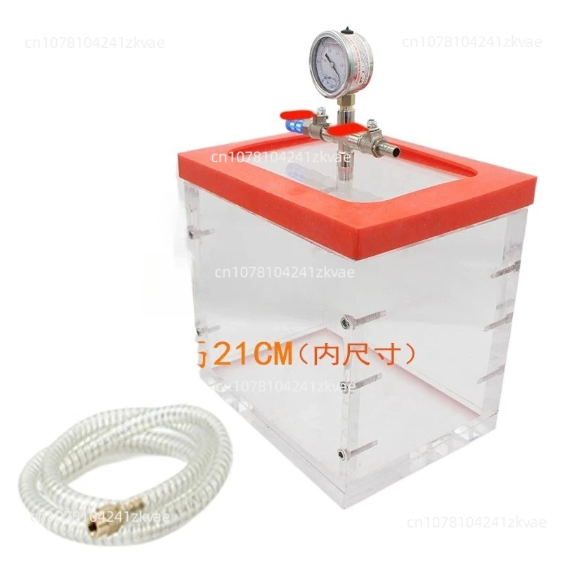 Degassing Rectangular Oil Vacuum Acrylic Wall Pumping Vacuum Chamber