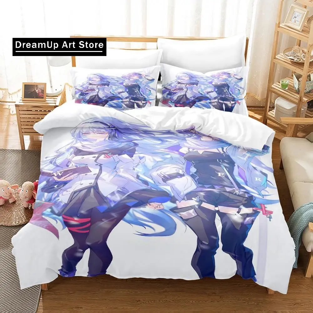 New Game Girls' Frontline: Neural Cloud Bedding Set Single Twin Full Queen King Size Bed Set Adult Kid Bedroom Duvet cover Sets