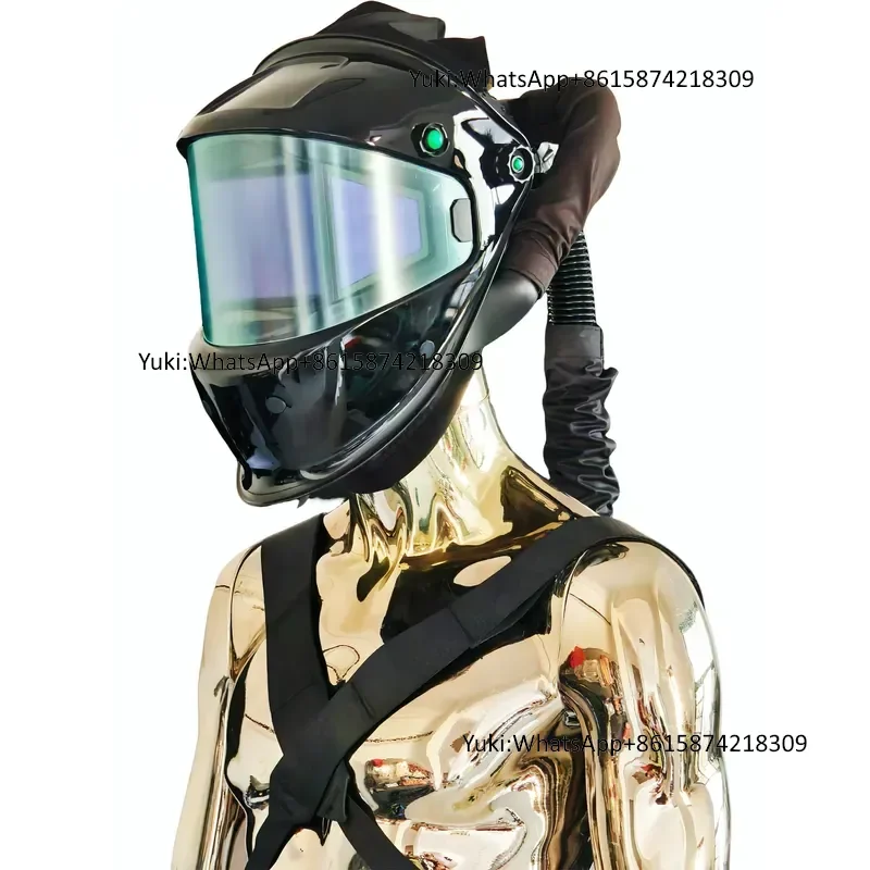 LIDA Solar Auto Darkening Helmet Purifying Papr Air Fed Welding Helmet with Ventilation