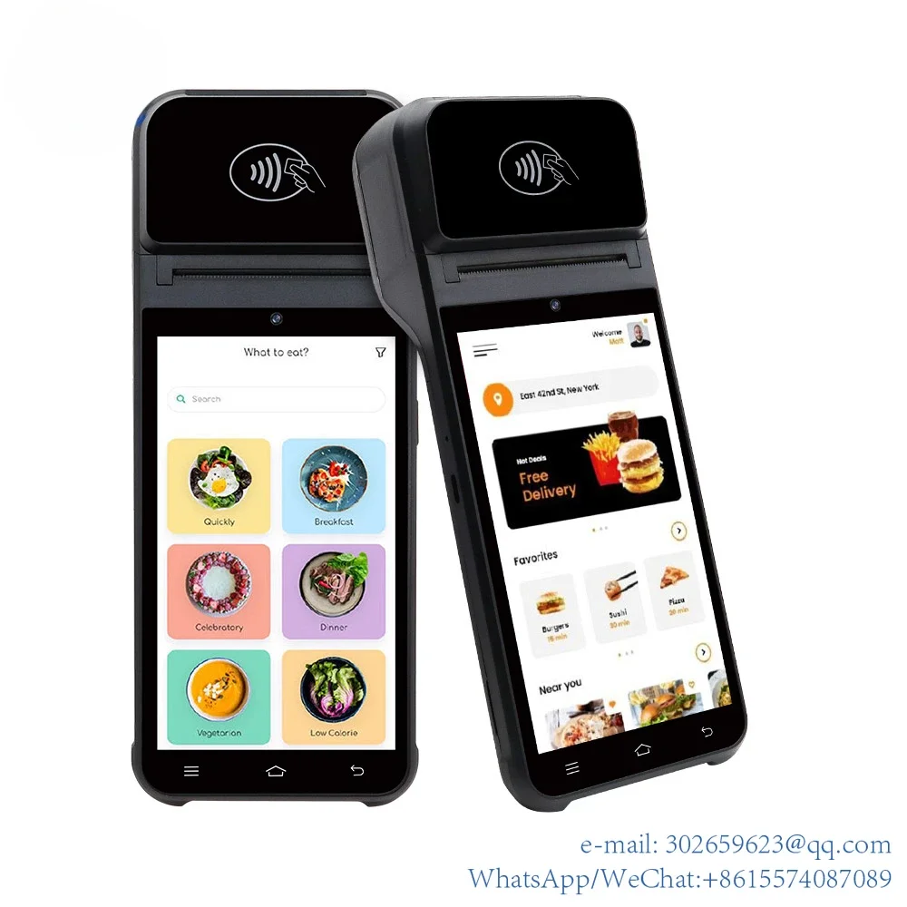 

yyhc Z92 bill changer machine touch screen epos pos cash register till system point of sale scanner