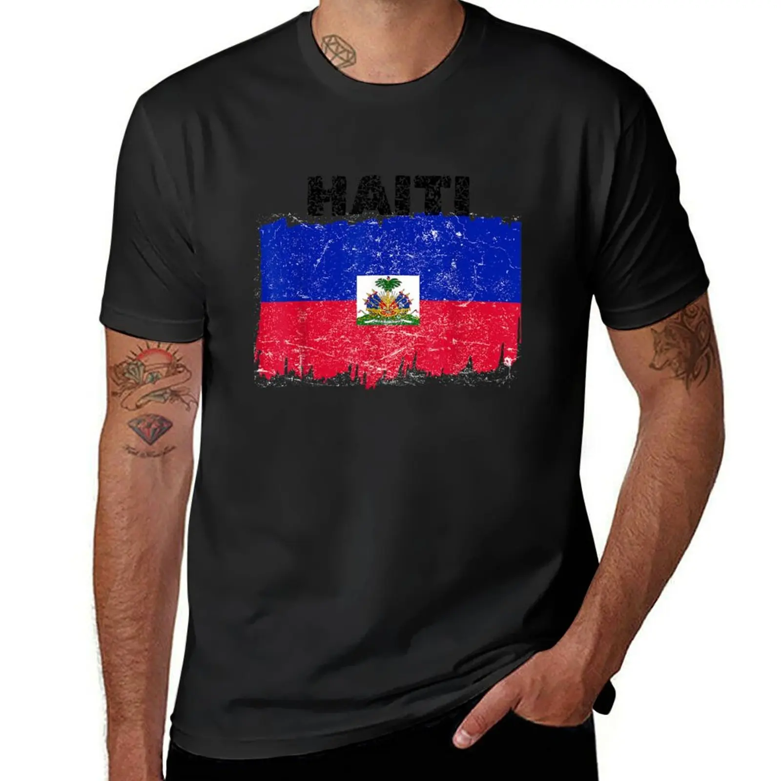 

Haitian Flag Day Shirt For Men, For Women, Haitian Pride Gift T-Shirt kawaii clothes hippie clothes black t shirts for men