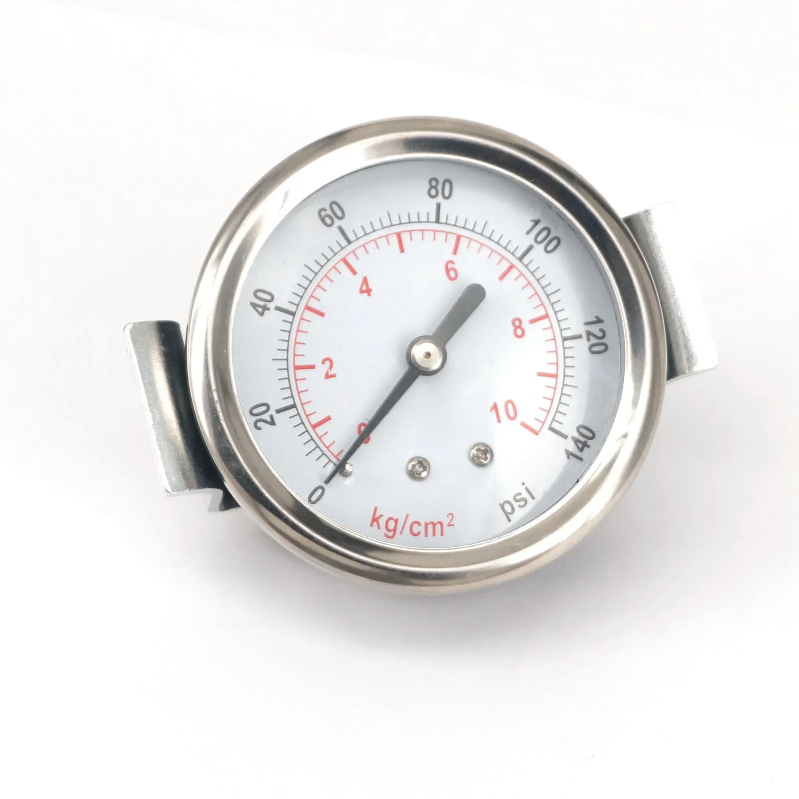 50mm Gesicht 0-140 PSI Luft Kompressor Manometer Axial Montieren Mit Halterung G1/4 "Pneumatische teil – Detail 1