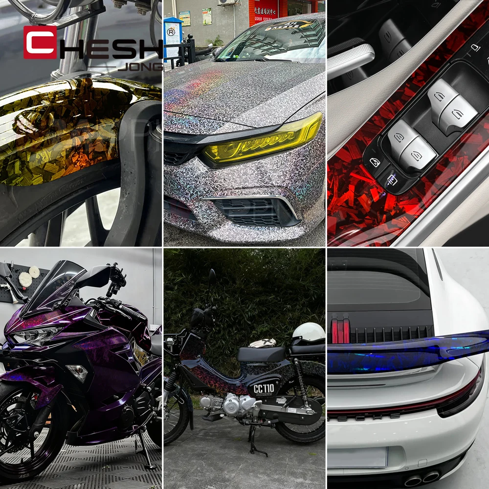 

Laser Forged Carbon Fiber Vinyl Wrap Stickers Sticker for Car Wraps Headlights Film Auto Outdoor Accessories Car Wrapping Paper