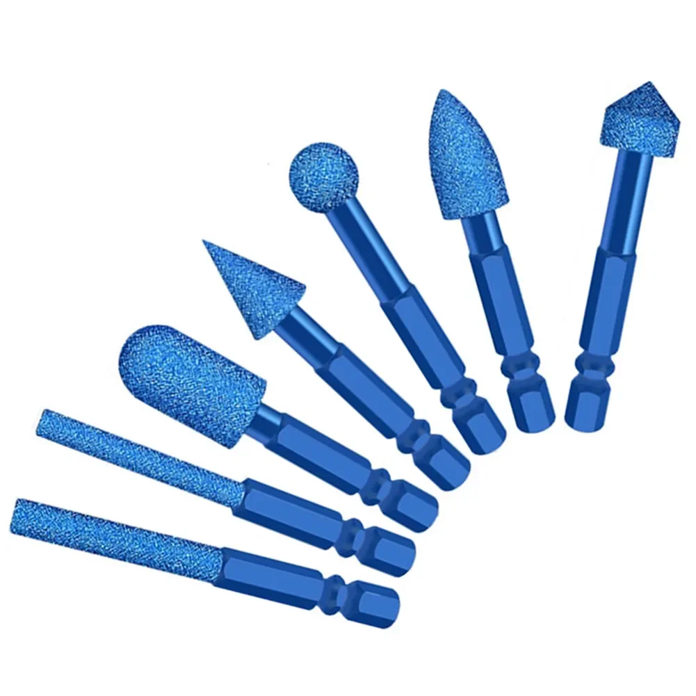1pc Diamond Coated Grinding Bits For Rust Removal Polishing Hole Processing Drill Bit Opener Power Tools