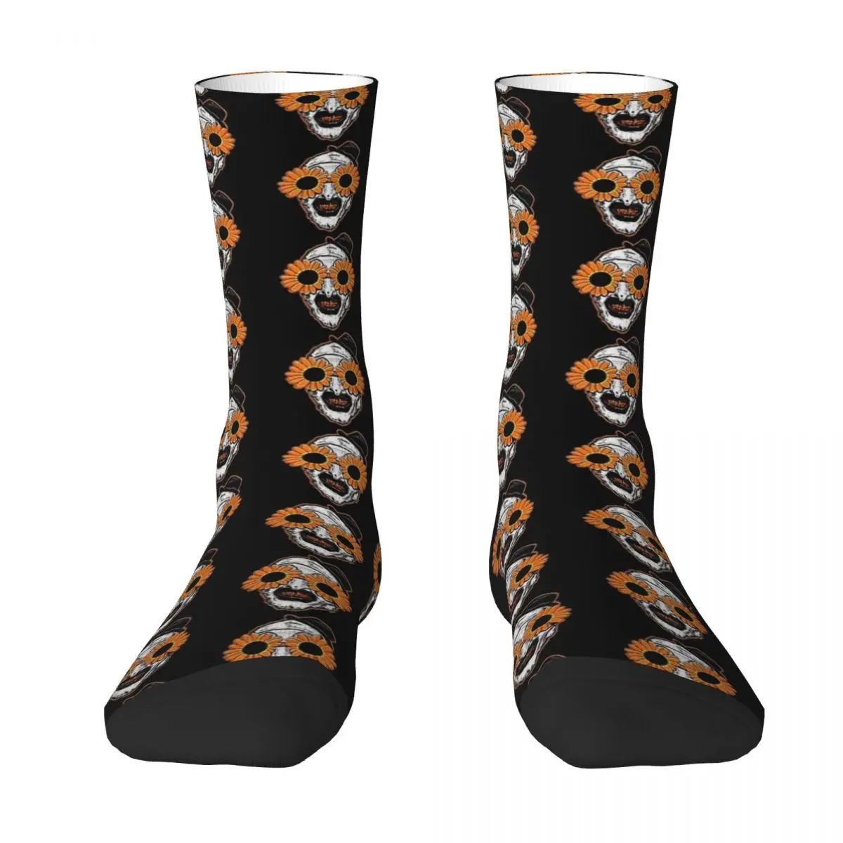 

Sunflower Sunglasses Horror Clown Movie Art Terrifier 2 Socks Harajuku Stockings All Season Long Socks Accessories for Unisex