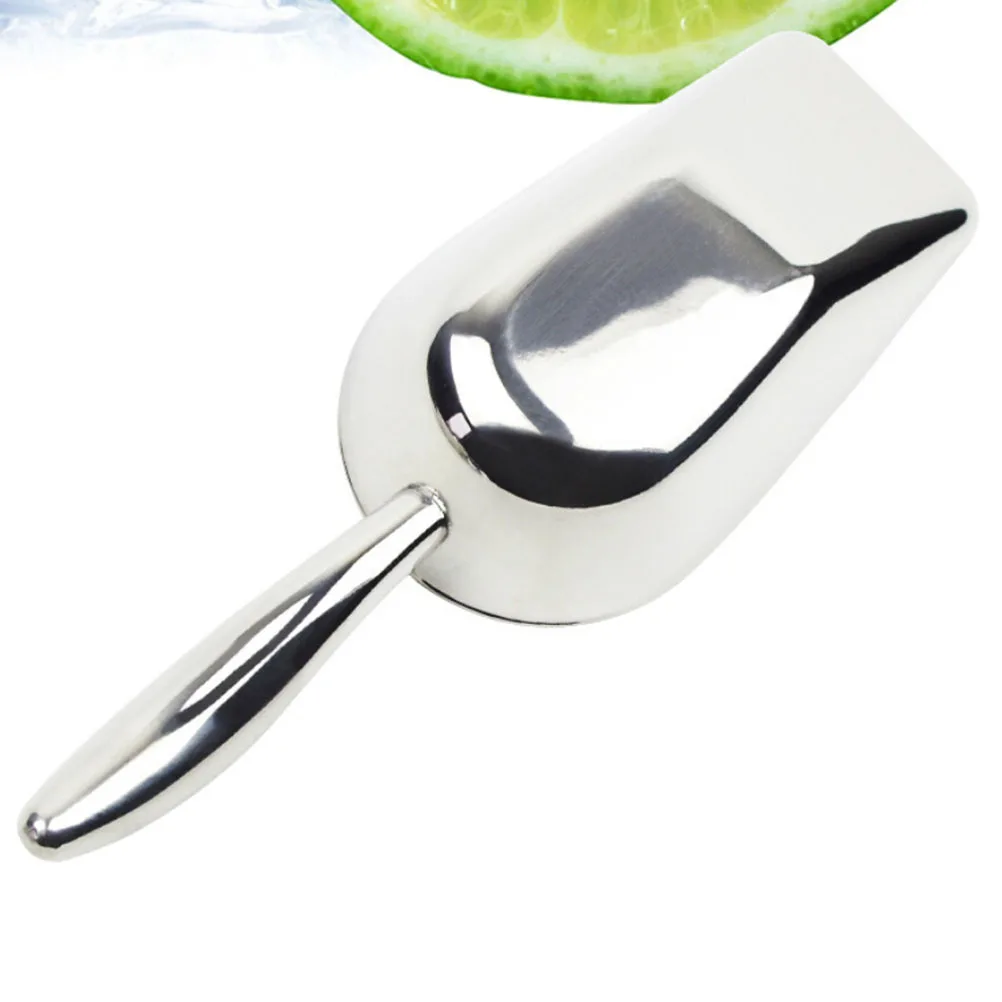 

Stainless Steel Ice Scoop Small Candy Scooper Food Spade Rustproof Kitchen Bar Party Wedding Serving Tool For Ice Cream