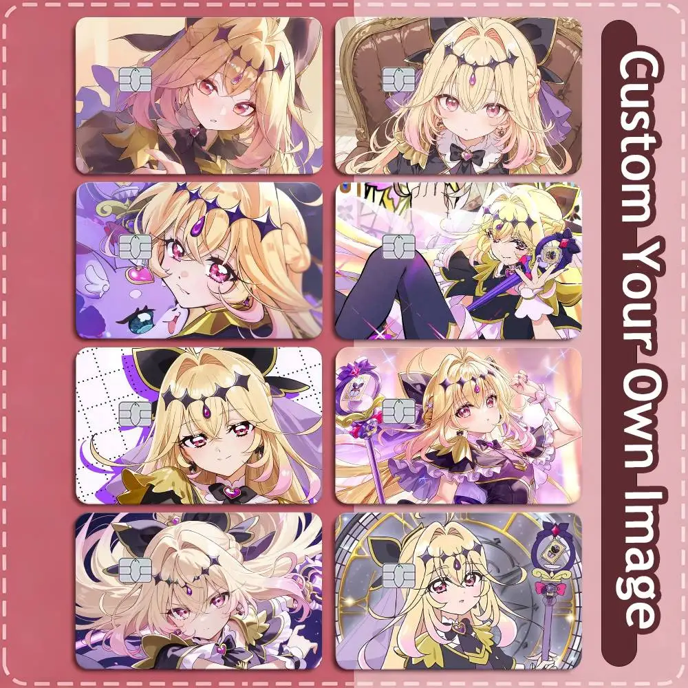 Cure Arcana Shadow Moria Luluka  Credit Card HD Stickers Game Card Decal Small Chip Waterproof Sticker Gift
