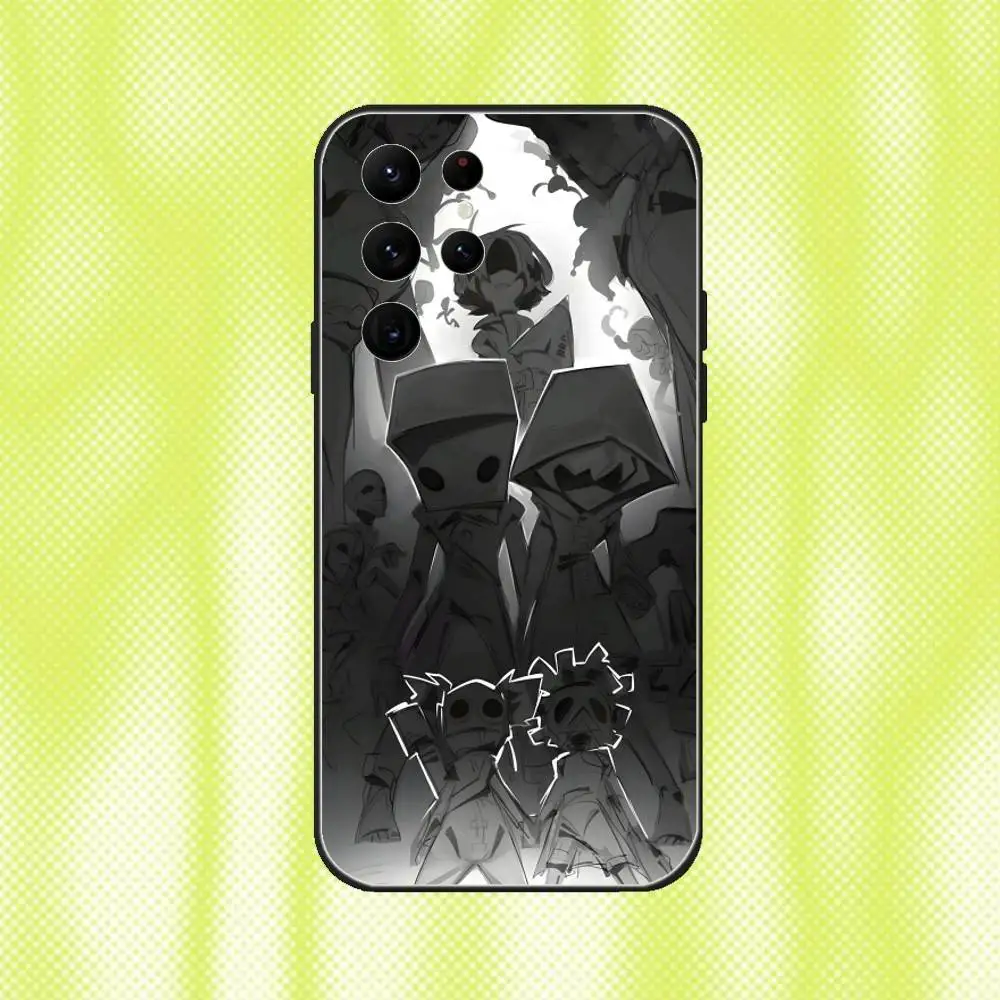 Custodia per telefono L-Little N-Nightmares 3 Low Alone per Samsung S 25,24,23,22,30,21,10,9,Ultra,Plus,Lite,FE,4,5G Custodia morbida nera