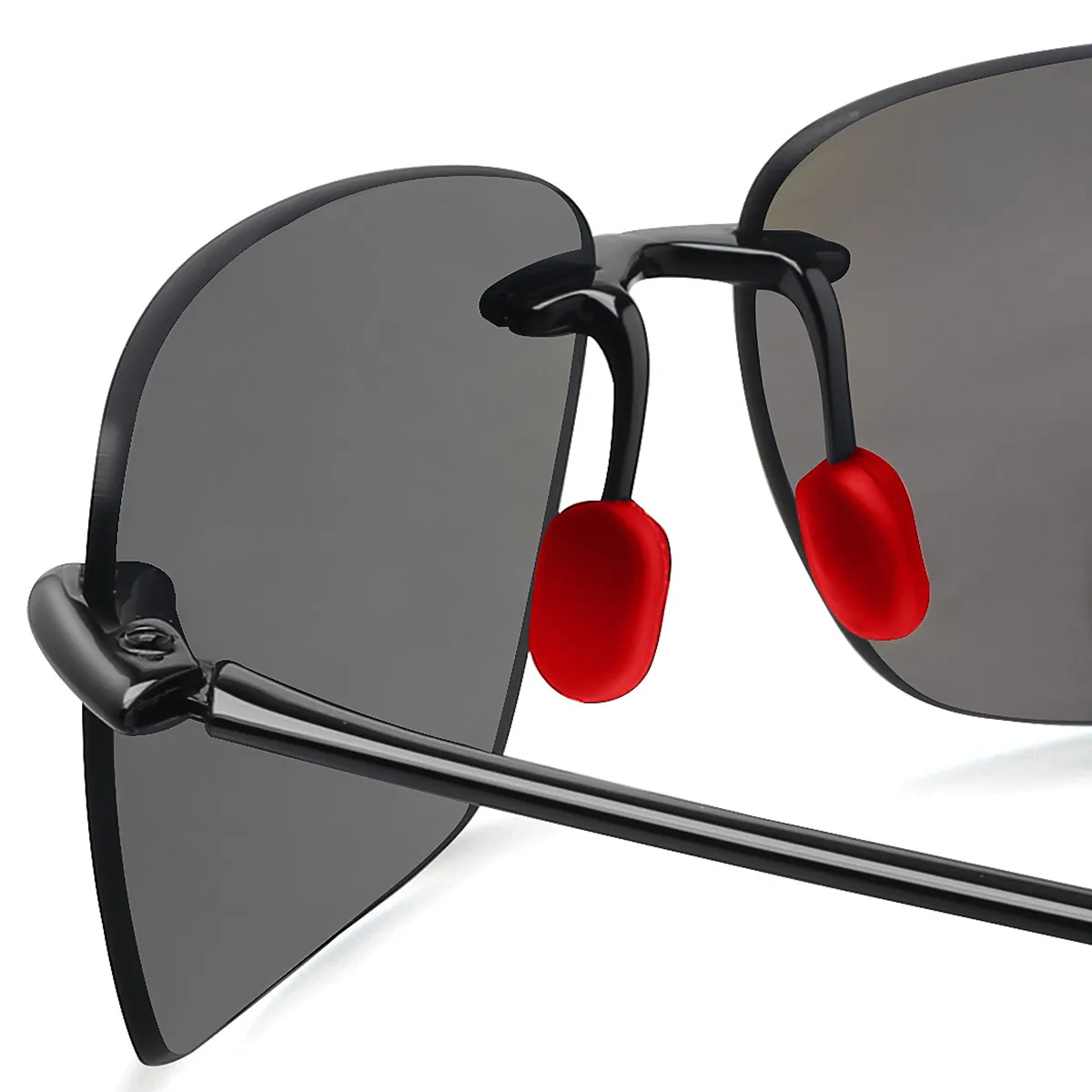 JULI Polarisierte Klassische Sportsonnenbrille für Männer & Frauen Tr90 Rahmenlos für Laufen Angeln Golf Autofahren Gafas De Sol Hombre MJ8 – Detail 14