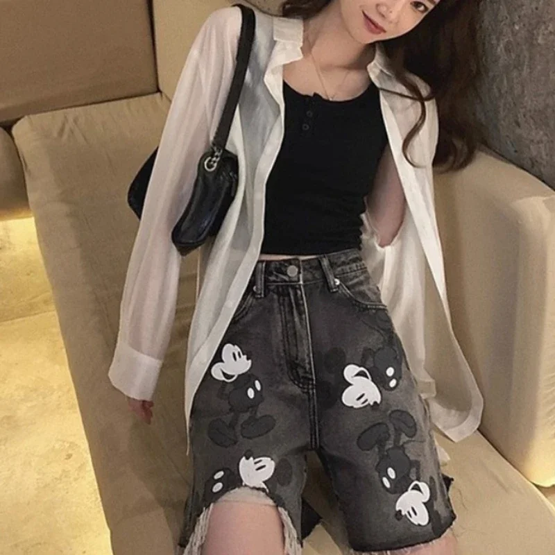 

Прозрачная шифоновая рубашка женская летняя с тонким отложным воротником на пуговицах в пляжном стиле корейская универсальная крутая дышащая уютная мода