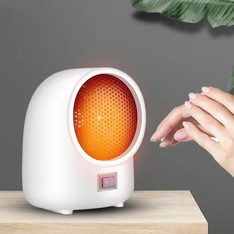 Portable Electric Heater Desktop Heater Machine Heater Low Power Consumption Winter Heating Suitable for Home Bedroom Office