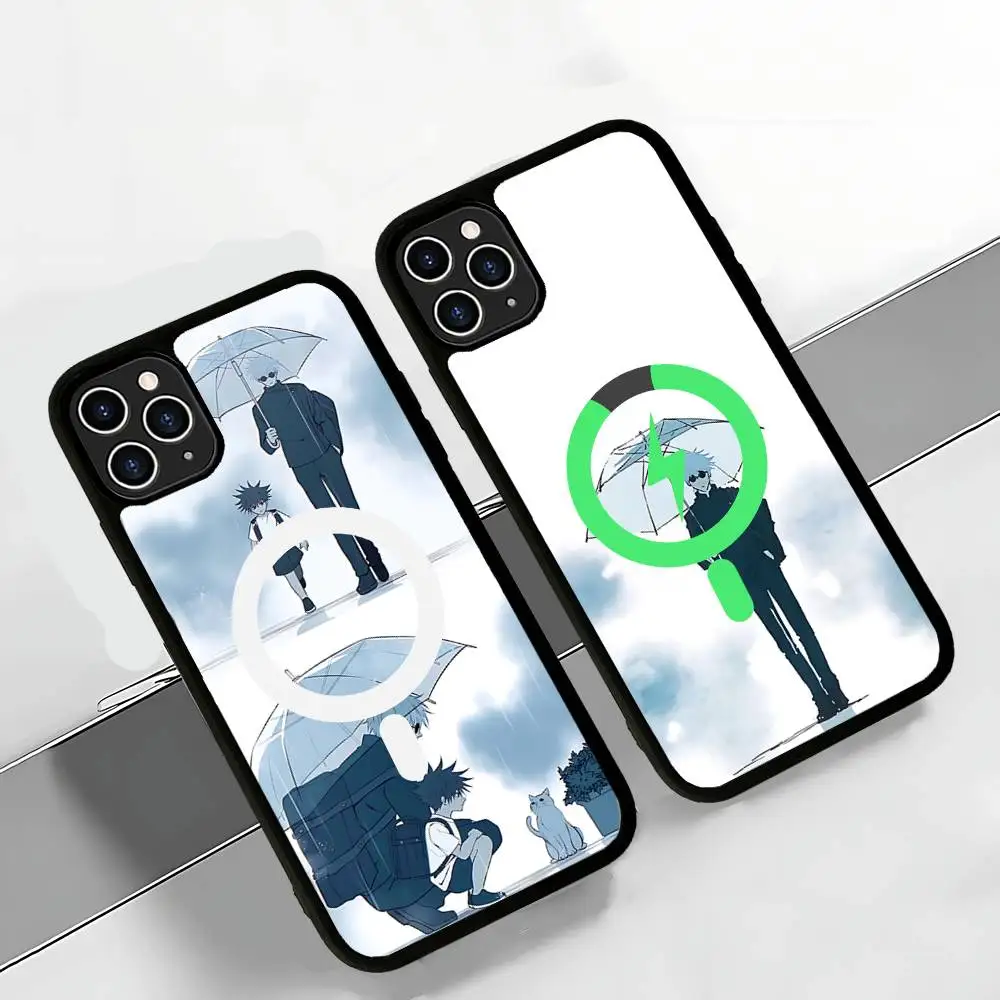 J-Jujutsu K-Kaisen G-Gojo Anime für MagSafe Magnetische Kabellose Handyhülle für iPhone 17 Pro Max Air 13 12 Mini 16 15 14 11