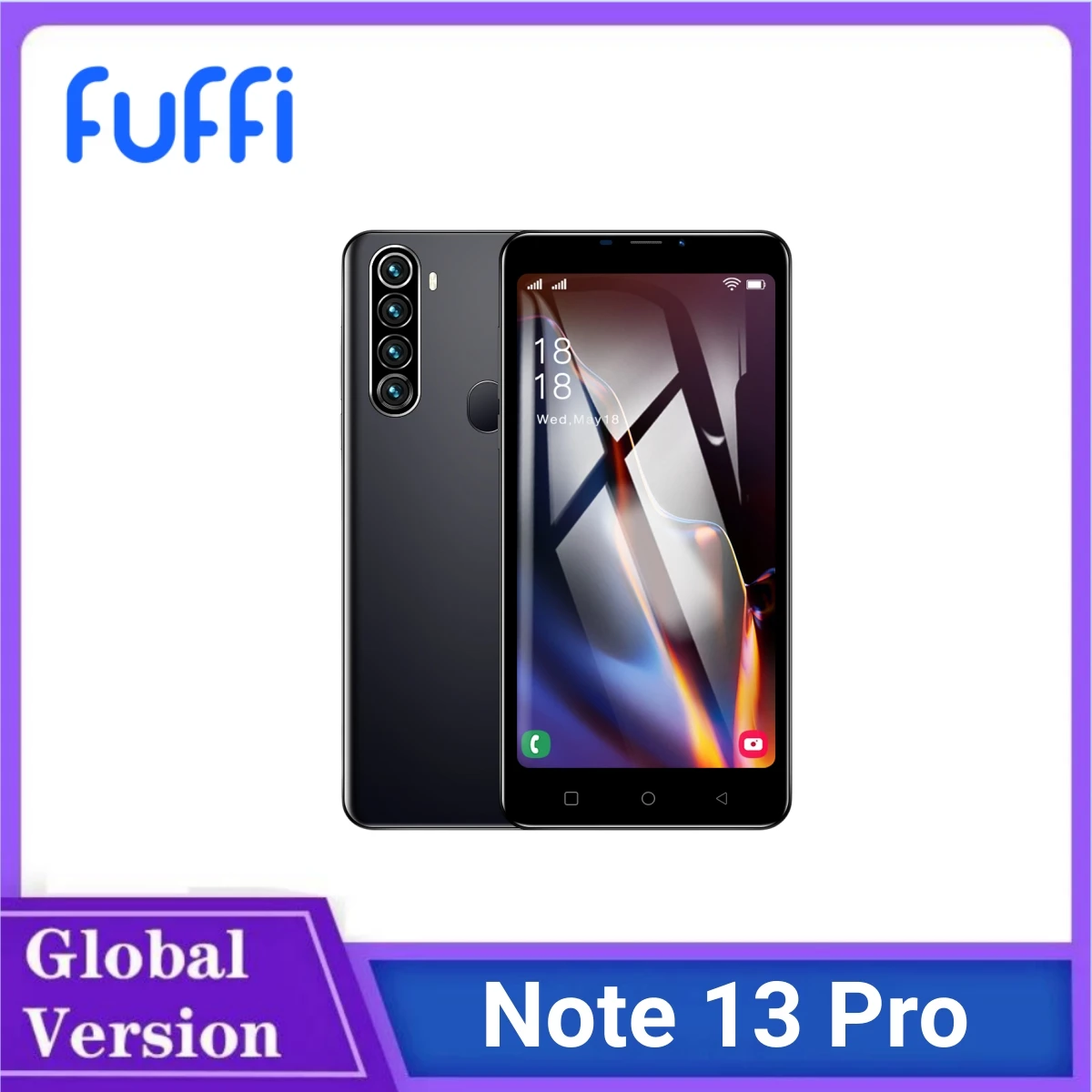 FUFFI 노트 13 프로, 안드로이드 스마트폰, 5.0 인치 2 + 16GB ROM, 듀얼 SIM 휴대폰, 2000mAh 2 + 8MP, 구글 플레이 스토어, 핸드폰, 신제품 