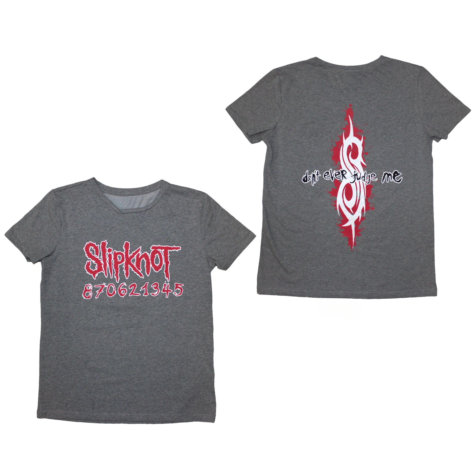 Pop Slipknot Graphic Cotton T-shirt Unisex Summer Short Sleeve Fashion Brand Tee Luxury Casual Vintage Retro Tees - view 2