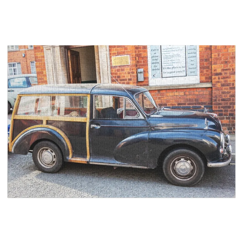 Morris Minor 1000 Traveller Jigsaw Puzzle Custom Name Child Toy Custom Photo Custom Child Gift Wooden Gift Puzzle