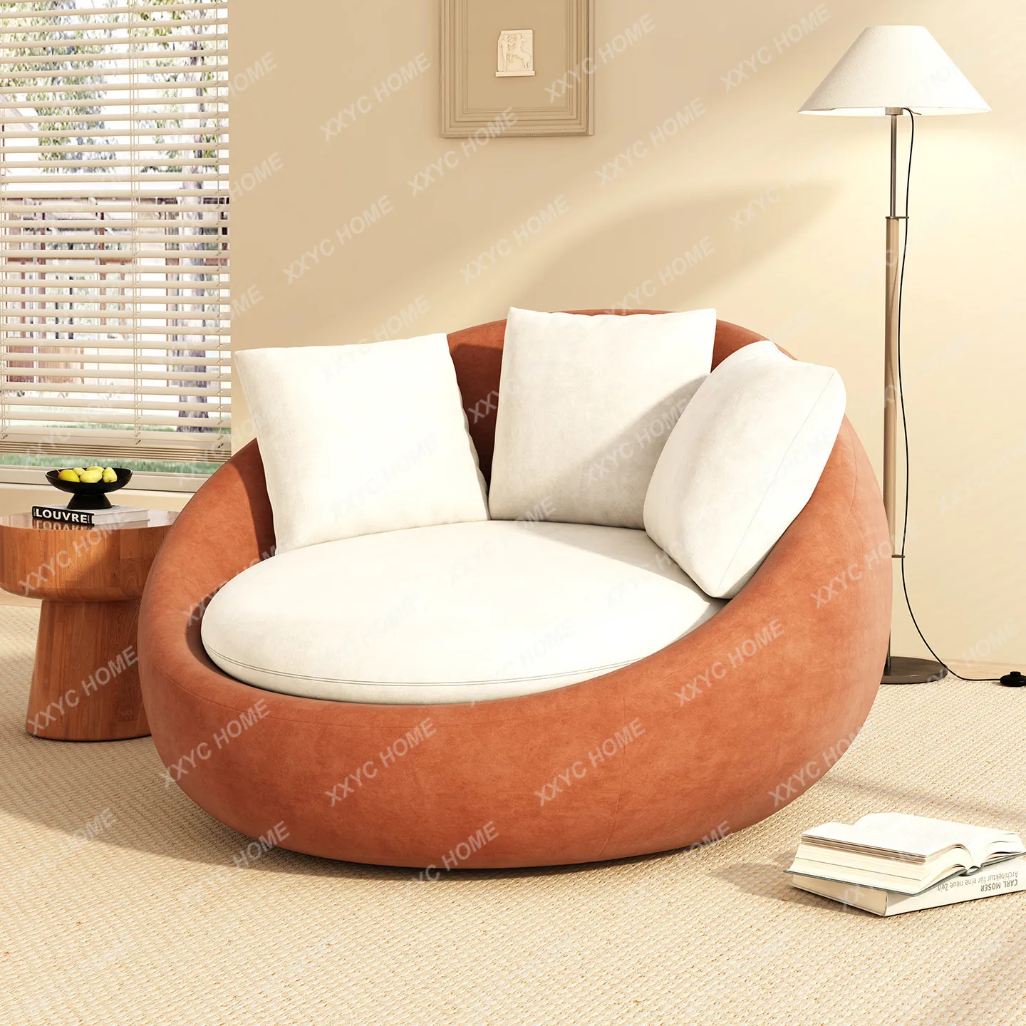Gaming Puffs Living Room Sofas Pouf Velvet Modern Children Living Room Sofas Individual Curved Tumbonas Playa Trendy Furniture