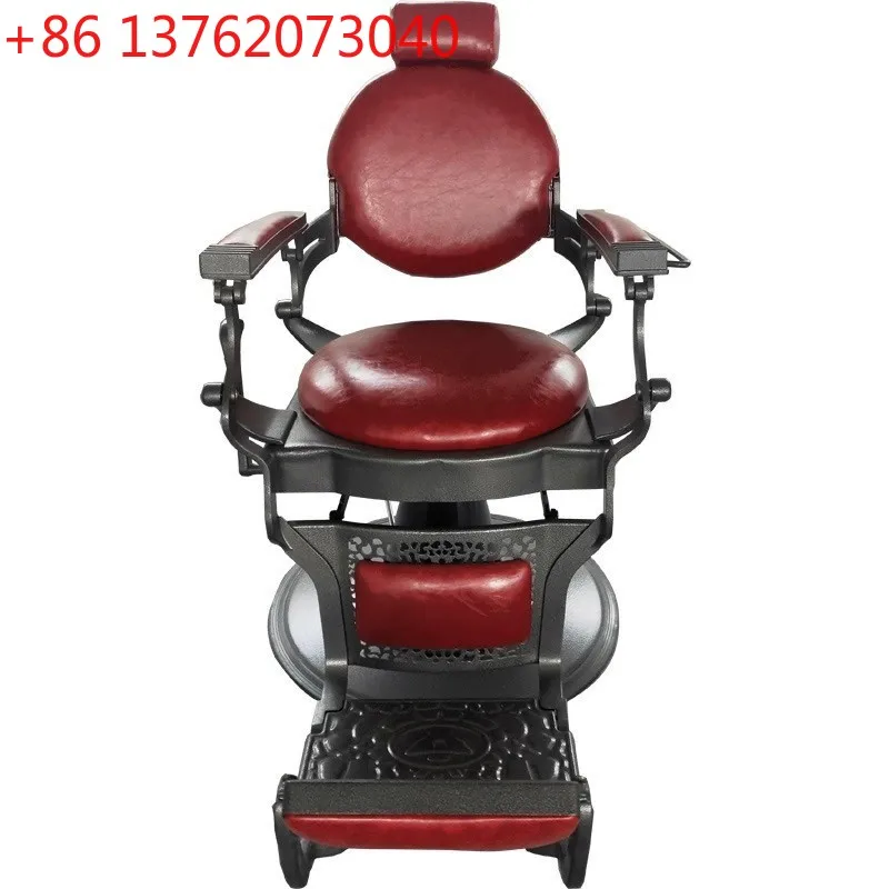 كرسي صالون الشعر الكبير ذو الرأس الزيتي القديم يمكن تلقيته بيرم وصبغ وكرسي الحلاقة #1