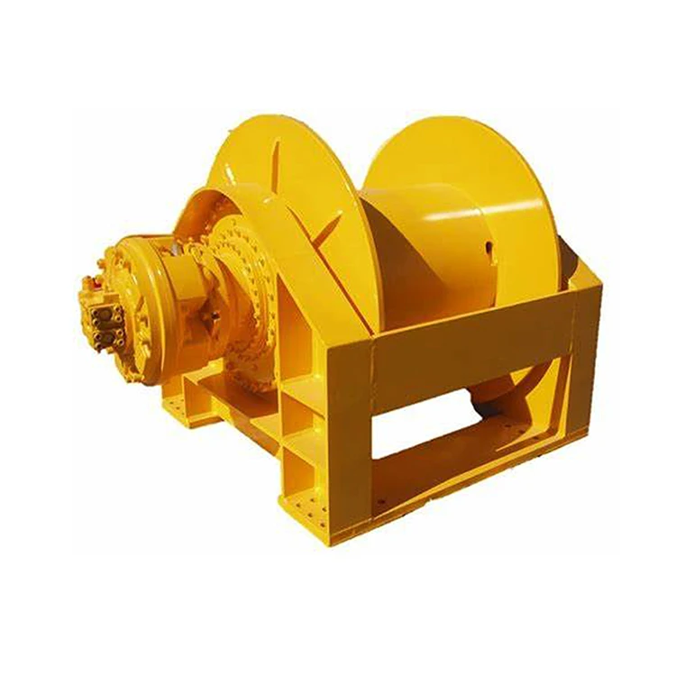 High Quality 15 Ton Lifting Equipment Hydraulic Winch With Steel Wire Rope For Sale