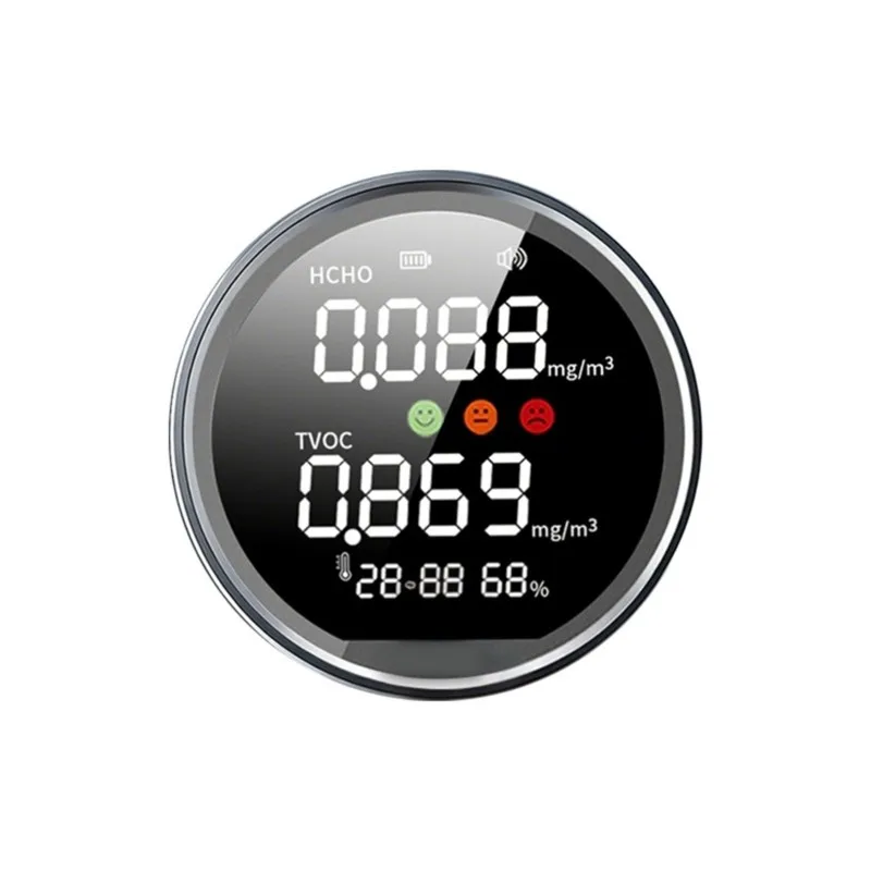 FYBL-USB Powered 4-In-1 Formaldehyde Detector CO2 Dust Particle Counter For Indoor For Air Quality Testing