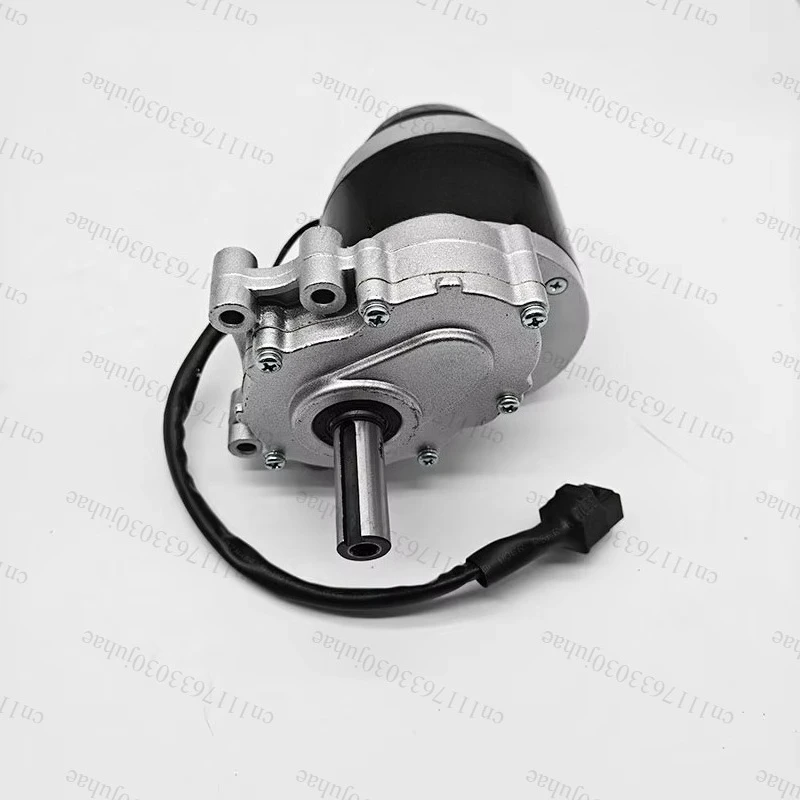 Low speed DC brushed motor with electromagnetic braking deceleration electric car wheelchair motor