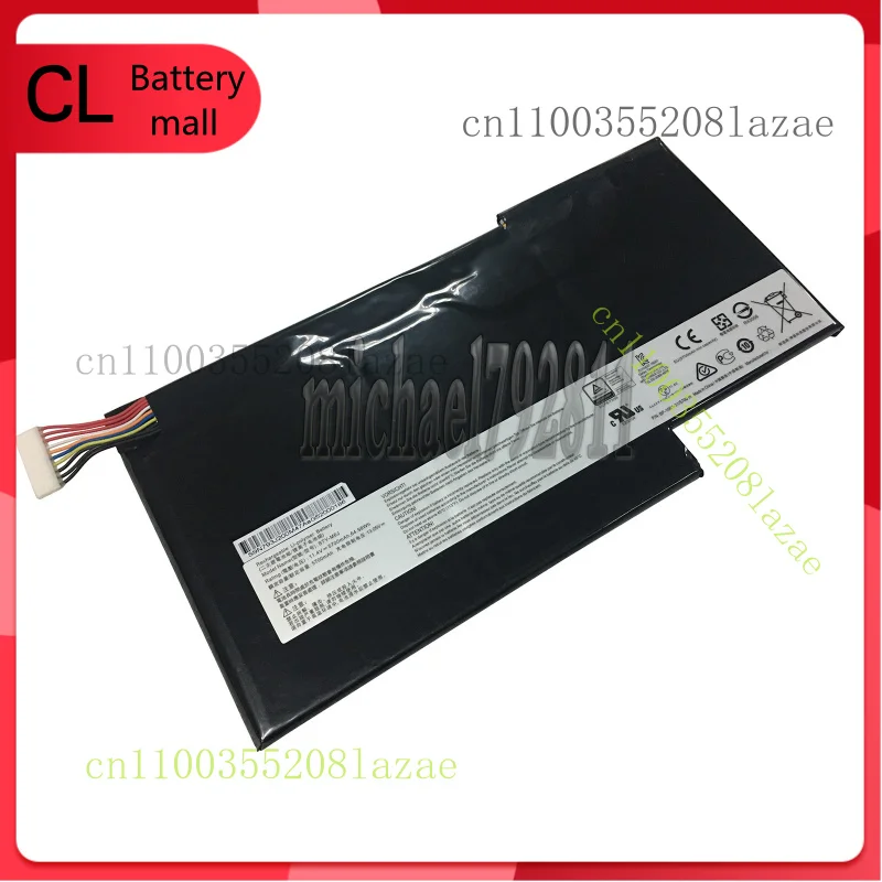 

forMSI Genuine BTY-M6J Battery | Li-Ion | 11.4 V | For MSI Stealth GS63VR GS73VR BTY-U6J 9N793J200 0662657126108 | Black | China
