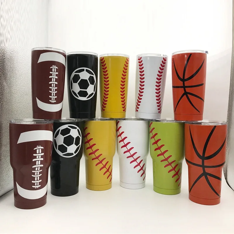 Creative Baseball Double layer Stainless Steel Insulation water Cup